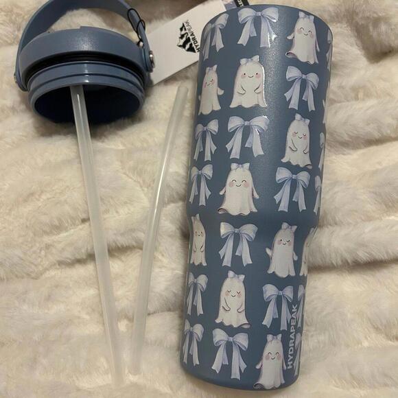 NEW! HYDRAPEAK GHOST BOW TUMBLER 32oz BLUE - Picture 6 of 7